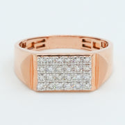 Facet Diamond Ring