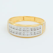Dual Crest Diamond Ring