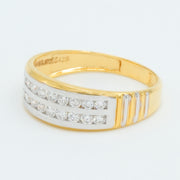 Dual Crest Diamond Ring
