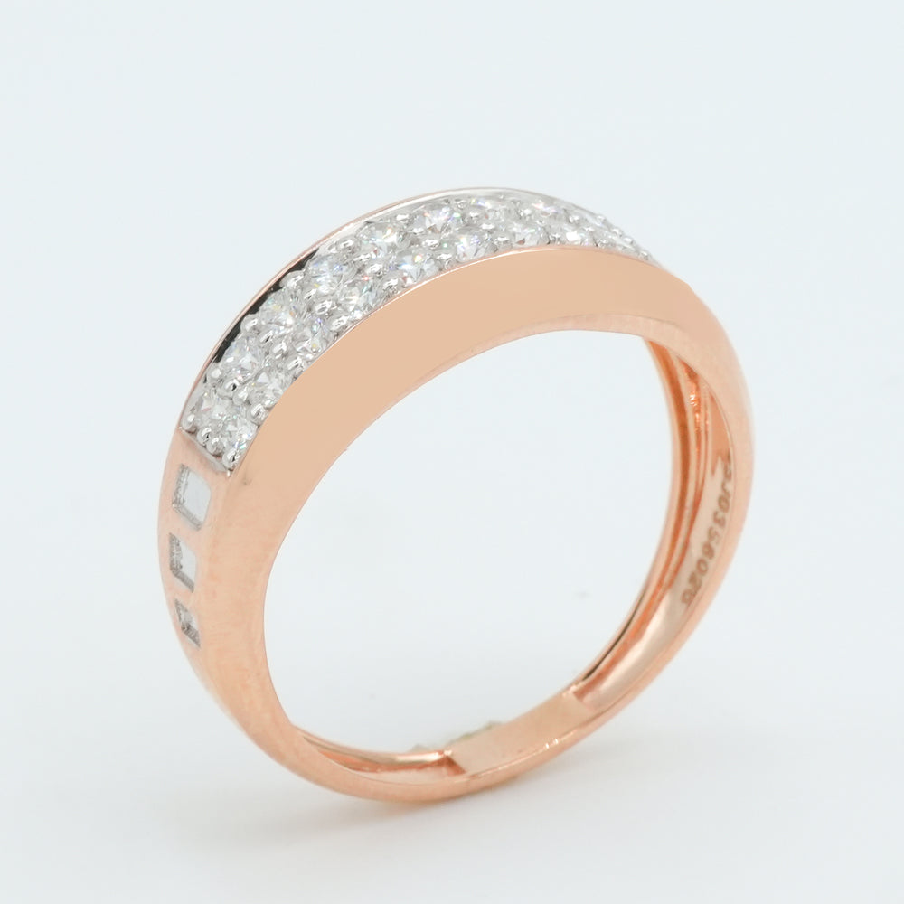 Rose Crest Diamond Ring