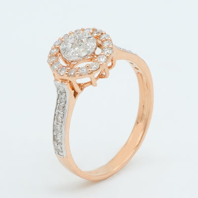 Eterna Halo Diamond Ring
