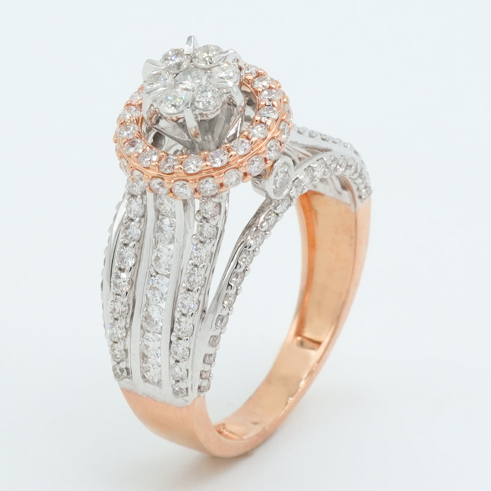 Royal Halo Diamond Ring