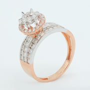 Trinity Halo Diamond Ring