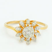 Petal Diamond Ring