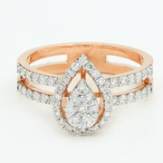 Elara Pear Ring