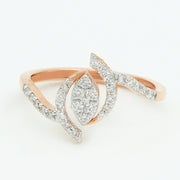 Elara Leaf Diamond Ring