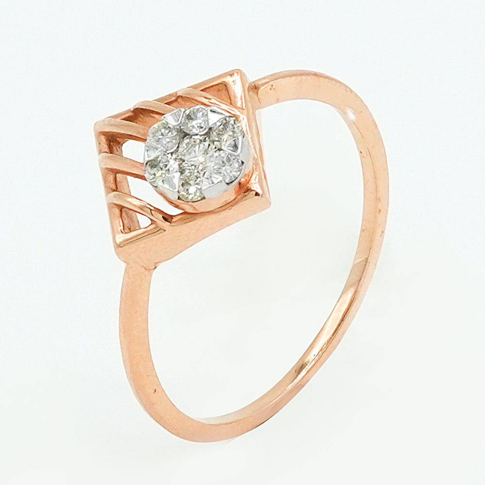 Diamond Chevron Ring
