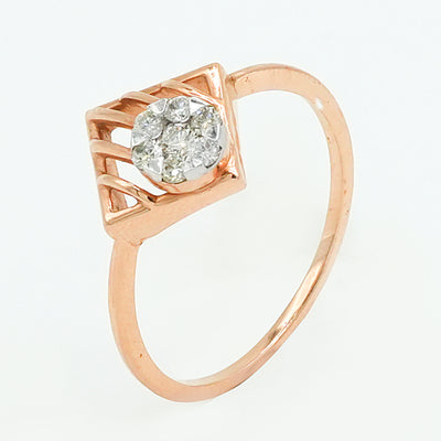 Diamond Chevron Ring