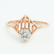 Diamond Chevron Ring