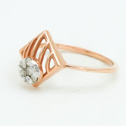 Diamond Chevron Ring