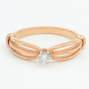 Diamond Ribbon Ring