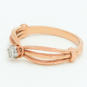 Diamond Ribbon Ring