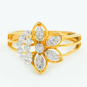 Petal Grace Diamond Ring