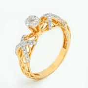 Infinity Bloom Diamond Ring