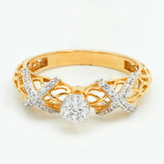 Infinity Bloom Diamond Ring