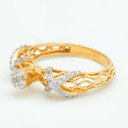 Infinity Bloom Diamond Ring