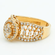Golden Radiance Diamond Ring