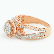 Luna Halo Diamond Ring