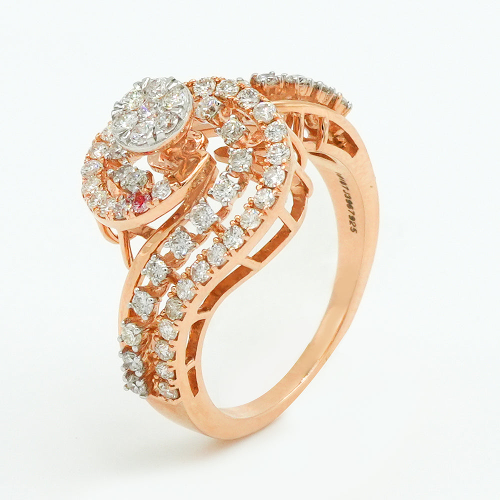 Twirl Spark Diamond Ring