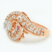 Twirl Spark Diamond Ring