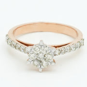 Petal Crown Diamond Ring