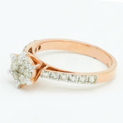 Petal Crown Diamond Ring