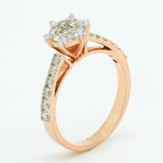 Petal Crown Diamond Ring