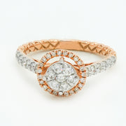 Rose Glow Diamond Ring