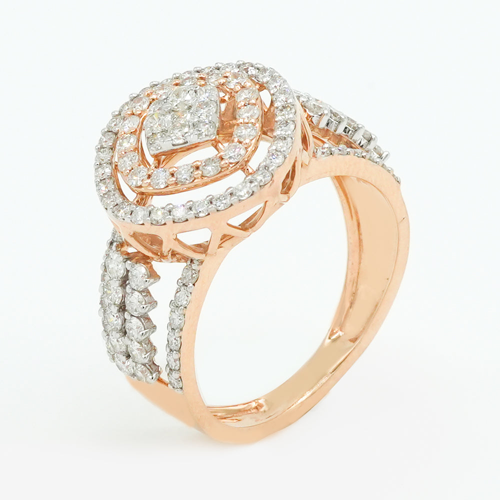 Orbit Halo Diamond Ring