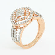 Orbit Halo Diamond Ring
