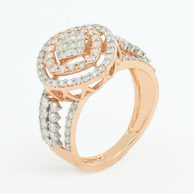 Orbit Halo Diamond Ring