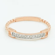 Ribbon Diamond Ring
