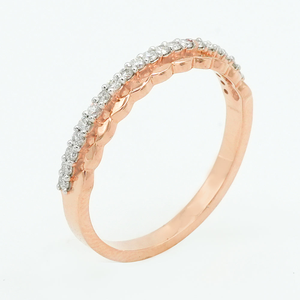 Beaded Diamond Ring