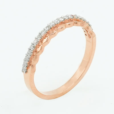 Beaded Diamond Ring