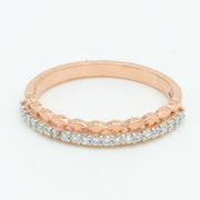 Beaded Diamond Ring