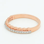 Beaded Diamond Ring