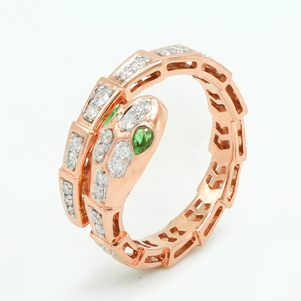 Chevron Diamond Ring
