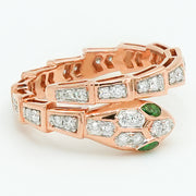 Chevron Diamond Ring