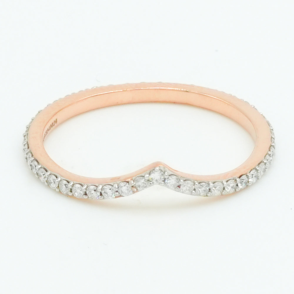 Chevron Diamond Ring