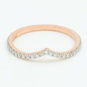 Chevron Diamond Ring