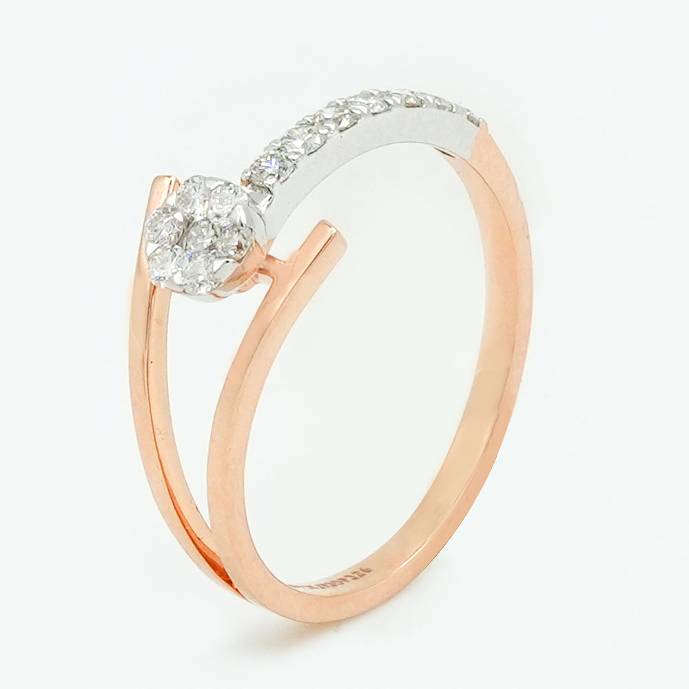 Cradle Diamond Ring