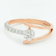 Cradle Diamond Ring