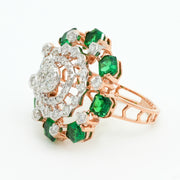 Emerald Bloom Ring