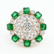 Emerald Bloom Ring