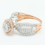 Ribbon Halo Ring