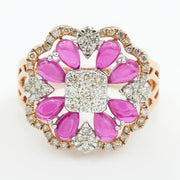 Diamond Flora Ring