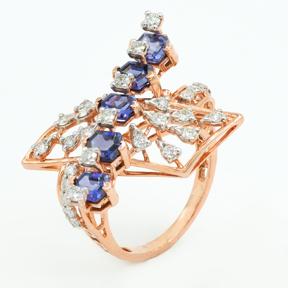Midnight Vine Ring