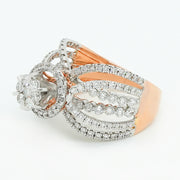 Twirl Diamond Ring