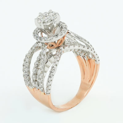 Twirl Diamond Ring