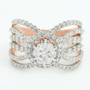 Twirl Diamond Ring